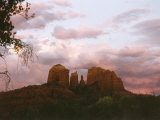 Sunset Sky over Cathedral Rock  Sedona  Arizona  USA