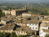 View of the Tuscan Landscape from the Torre Del Mangia in Siena