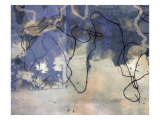 Abstract Image in Blue and White