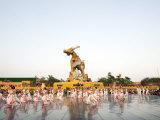 Dance Performance Held During the Annual Lantern Festival