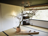 Zen-Like Interior of a Tea House