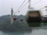Cable Cars That Connect Sentosa Island with Singapore