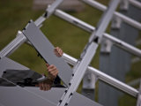 Installation of Photovoltaic Panels at the Waldpolenz Solar Park