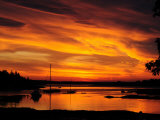 Sunrise on Round Pond  Maine