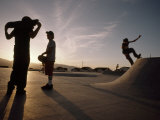 Teenagers Skateboard at a Park a Few Miles from a Chemical Test Site