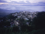 Fog Fills the Valleys Behind the Gold Mining Town of Zaruma at Dawn
