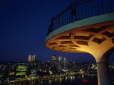 Pittsburgh Skyline at Night from Mt Washington Overlooking the River