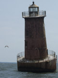 Weathered Sharps Island Light  in the Chesapeake Bay