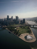 Pittsburgh and the Confluence of the Monongahela and Allegheny Rivers