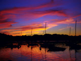 Sunset over Water on Lake Titicaca