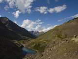 Outfitter with Client in Twin Peaks Pass