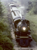 Ex-Northern Pacific 4-6-0 Steam Locomotive 328 on a Steam Fan Trip