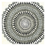 Mini Abstract Rosette III