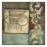 Damask Tapestry with Capital I