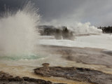 Snowmelt and Rainwater Blast from Sawmill Geyser