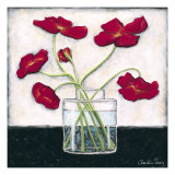 Printed Modern Poppies II