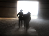 Border Patrol Officers Use Mustangs to Ride in the Rough Backcountry