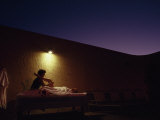 Massage under the Open Sky at Night