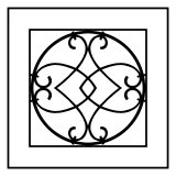Black and White Ironwork VI