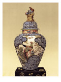 Oriental Blue Vase I