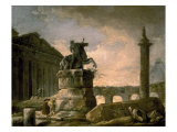 Architectural Landscape with Obelisk