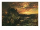 An Arizona Sunset near the Grand Canyon  1898