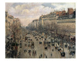 Boulevard Montmartre  Afternoon Sun  1897