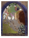 Woman's Silhoutte In A Window
