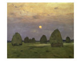Haystacks Twilight  1899
