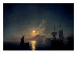 The Bay of Naples by Moonlight  1842