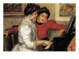 Yvonne and Christine Lerolle At The Piano