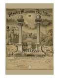 Masonic Symbols - Master Masons Diploma