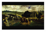 Race At Longchamp By Edouard Manet