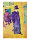 Jane Avril Leaves The Moulin Rouge
