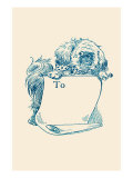 Vintage Dog Book Plate