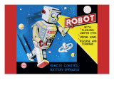 Robot with Flashing Lighted Eyes