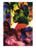 Couple At The Garden Table