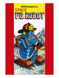Mechanical Space Fire Department Robot