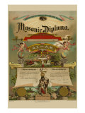 Symbols - Masonic Diploma