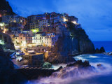 Clifftop Village of Manarola  Cinque Terre  UNESCO World Heritage Site  Liguria  Italy  Europe