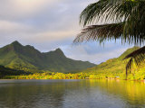 Faaroa Bay and Mount Oropiro  Raiatea  French Polynesia  South Pacific Ocean  Pacific