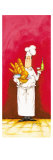 Chef With Bread And Oil