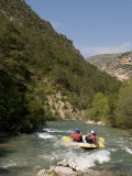 Rafting on Verdon River  Gorges Du Verdon  Provence  France  Europe