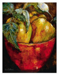 Apples In Red Bowl