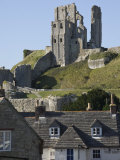 Corfe Castle  Built under Instructions of William the Conquerer  Dorset  England  United Kingdom