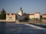 Vltava River and Smetana Museum  Prague  Czech Republic  Europe