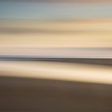 Abstract Image of the View from Alnmouth Beach to the North Sea  Alnmouth  England  UK