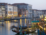 View from the Ponte Di Rialto Along the Grand Canal  San Polo District  Venice  Veneto  Italy