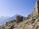 Yamchun Fortress  Yamchun  Wakhan Valley  the Pamirs  Tajikistan  Central Asia  Asia