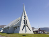 Very Modern Church  Vatnsnes Peninsula  Iceland  Polar Regions